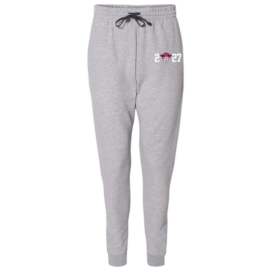 Gray Unisex Fleece Joggers with Pockets